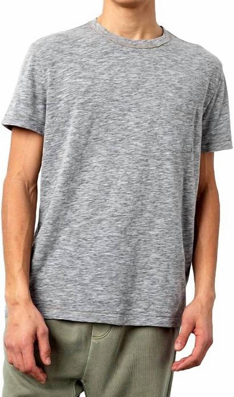 NEW RAILS skipper tee in heather grey